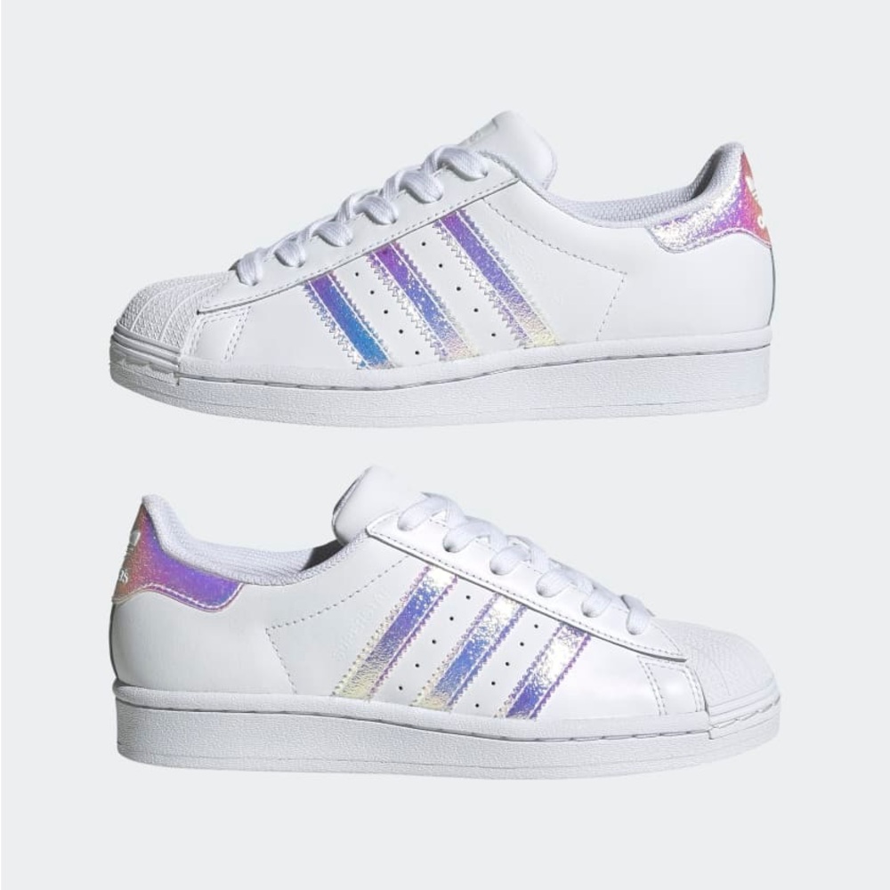 ADIDAS SUPERSTAR SHOES NWT SHINY IRIDESCENT DETAILS